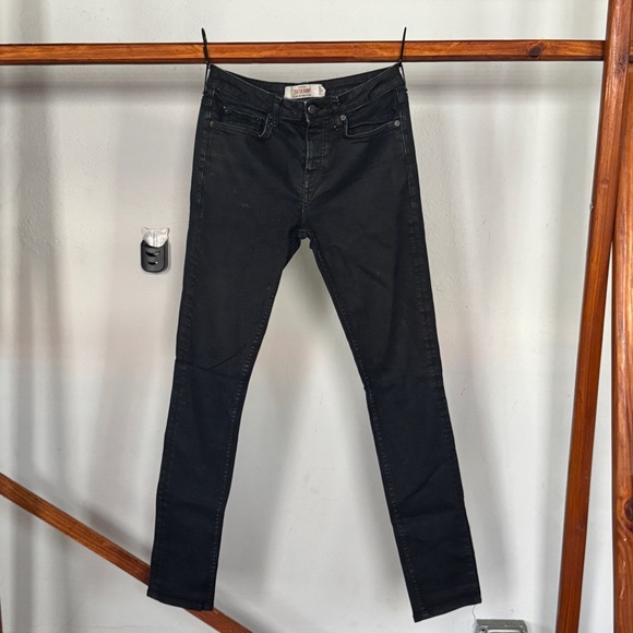 Topman Navy Stretch Skinny Jeans - Picture 1 of 6